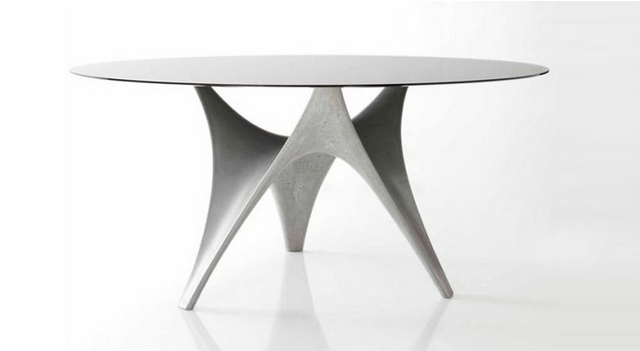 混凝土、混凝土桌子