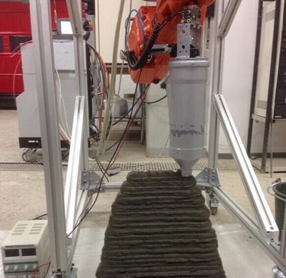 混凝土、混凝土3D打印機(jī)、可移動(dòng)混凝土3D打印機(jī)