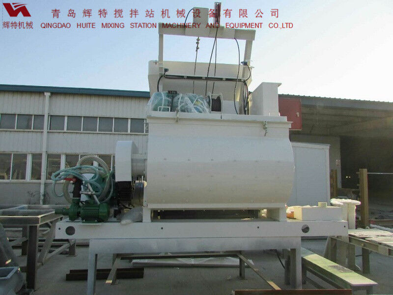 JS750攪拌臂采用偏心式設(shè)計(jì)，延長使用壽命，青島輝特機(jī)械