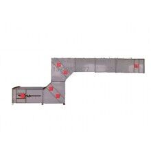 Z型提升機(jī)，進(jìn)料輸送卸料全過(guò)程，對(duì)物體本身無(wú)破損，降低廢品率