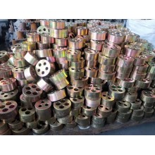 錨具、錨墊板、螺旋筋及配套夾片4/5孔錨具廠家YM15-5孔錨具四件套直銷
